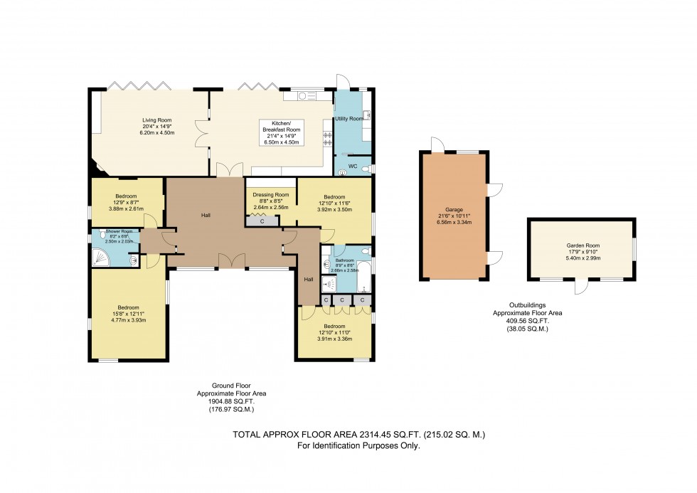 Floorplan for Honeypot Lane, Edenbridge, Kent