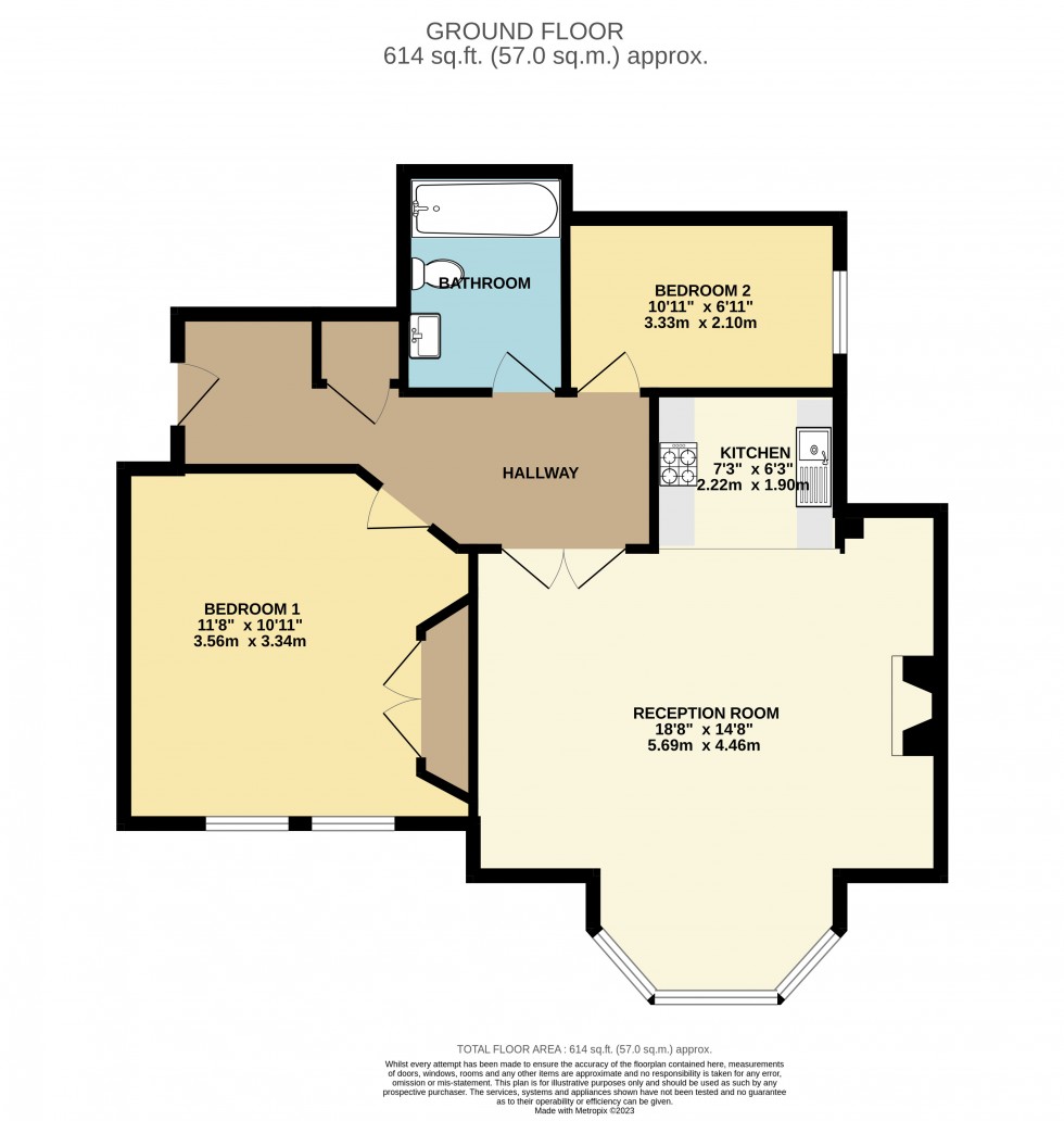 Floorplan for Four Elms, Edenbridge, Kent