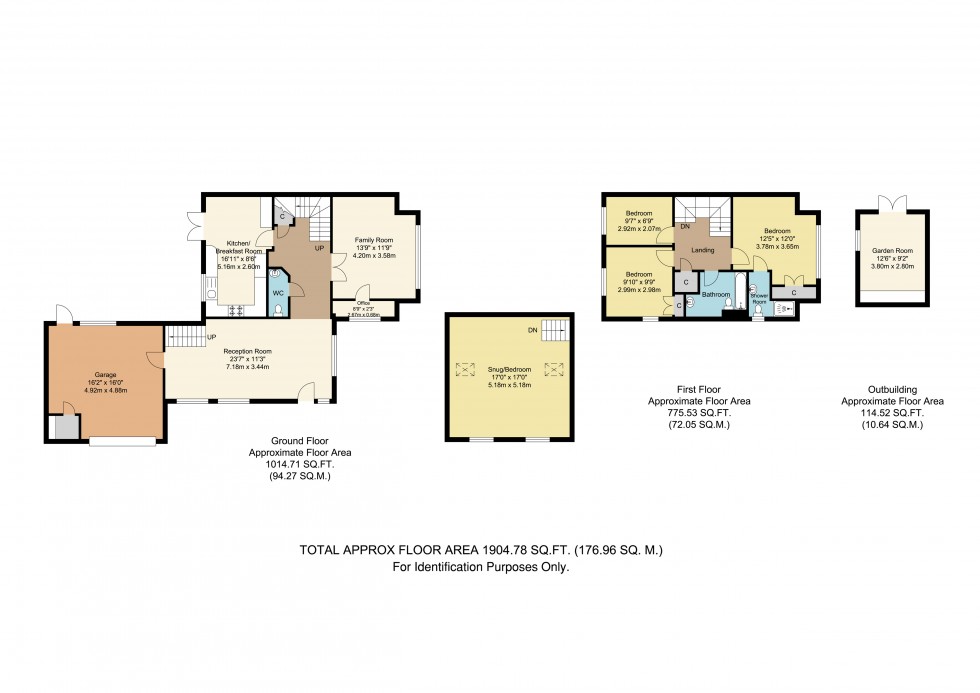 Floorplan for Edenbridge, Kent