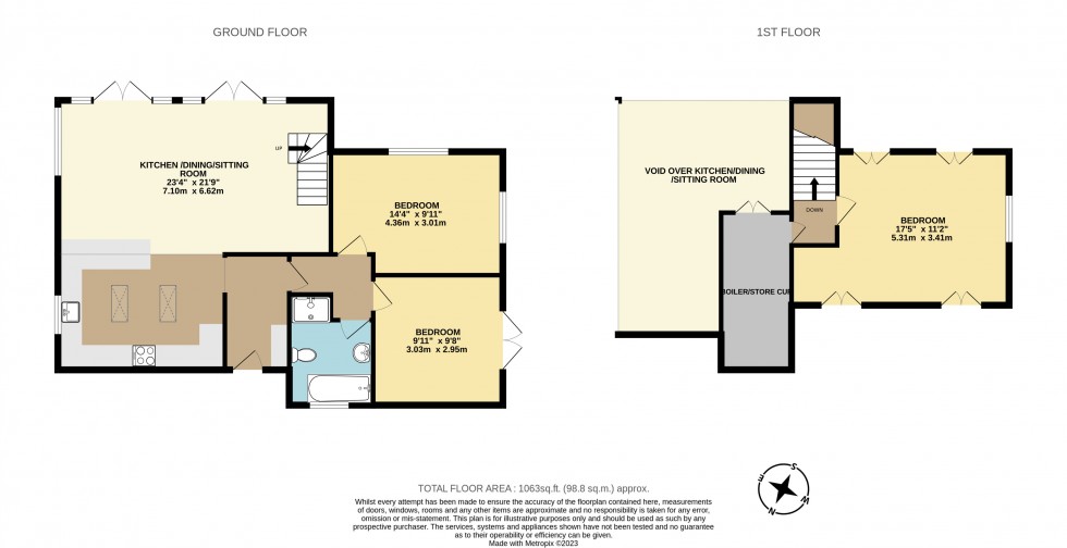 Floorplan for Hartfield Road, Cowden, Kent