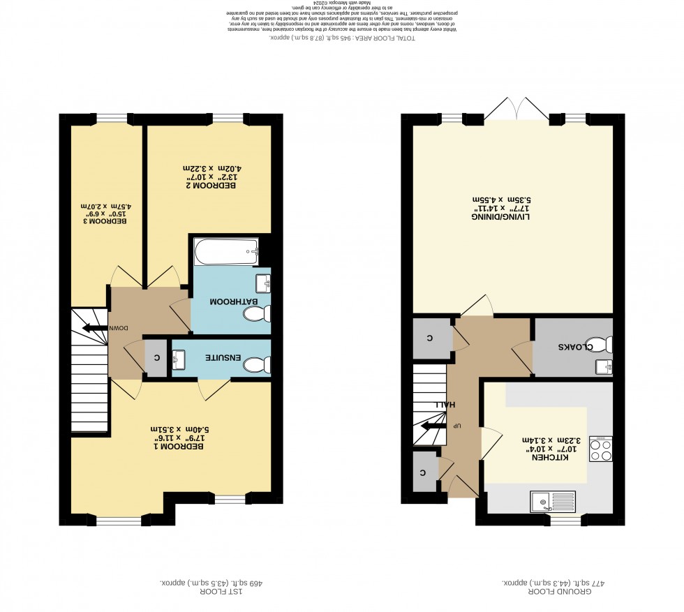 Floorplan for Edenbridge, Kent