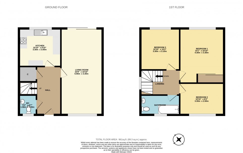 Floorplan for Marlpit Hill, Edenbridge, Kent