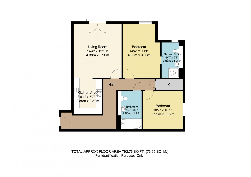 Floorplan for Minstrels Close, Edenbridge, Kent