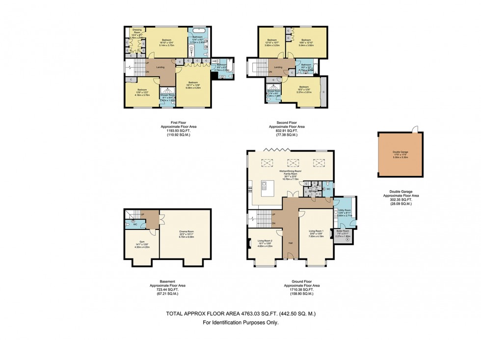 Floorplan for Deans Lane, Walton On The Hill