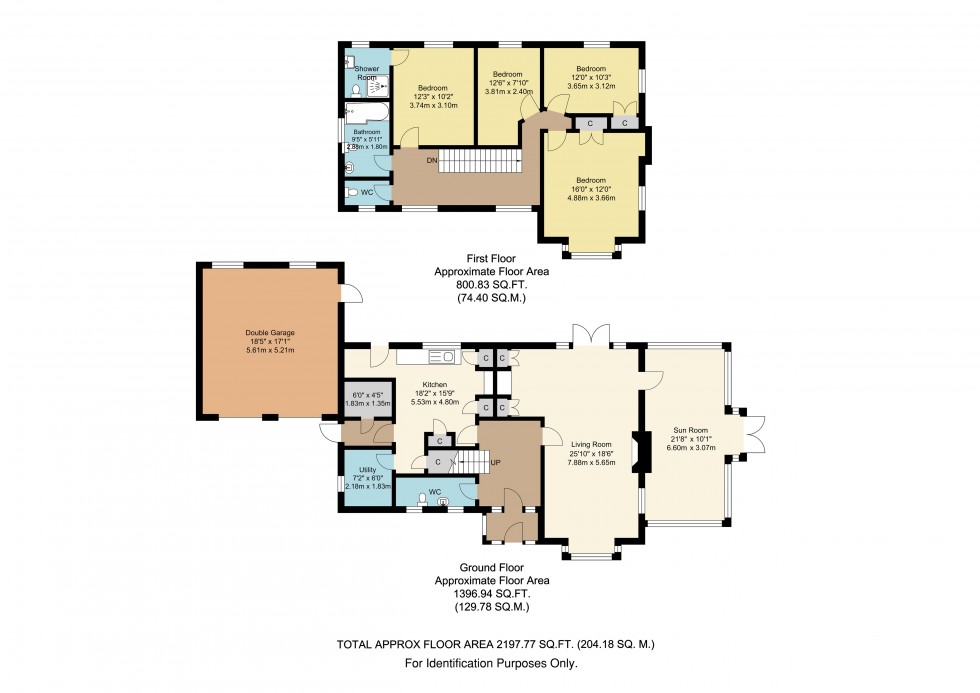 Floorplan for Four Elms Road, Edenbridge, Kent