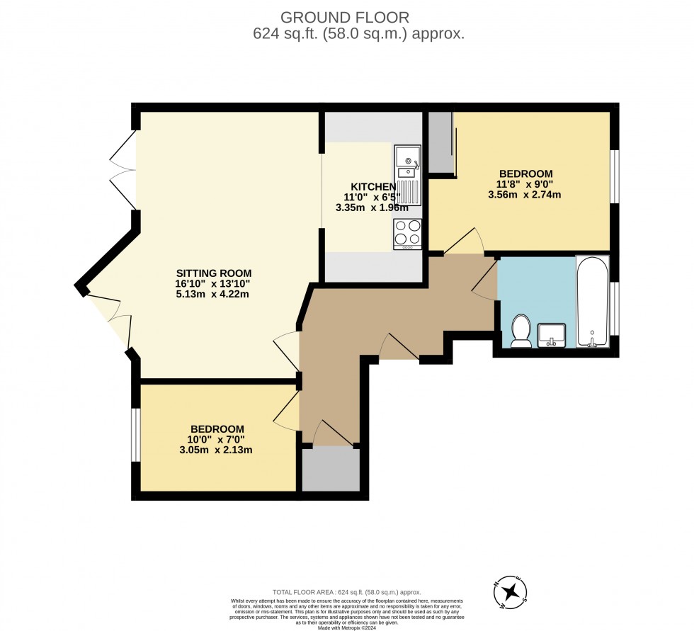 Floorplan for Edenbridge, Kent