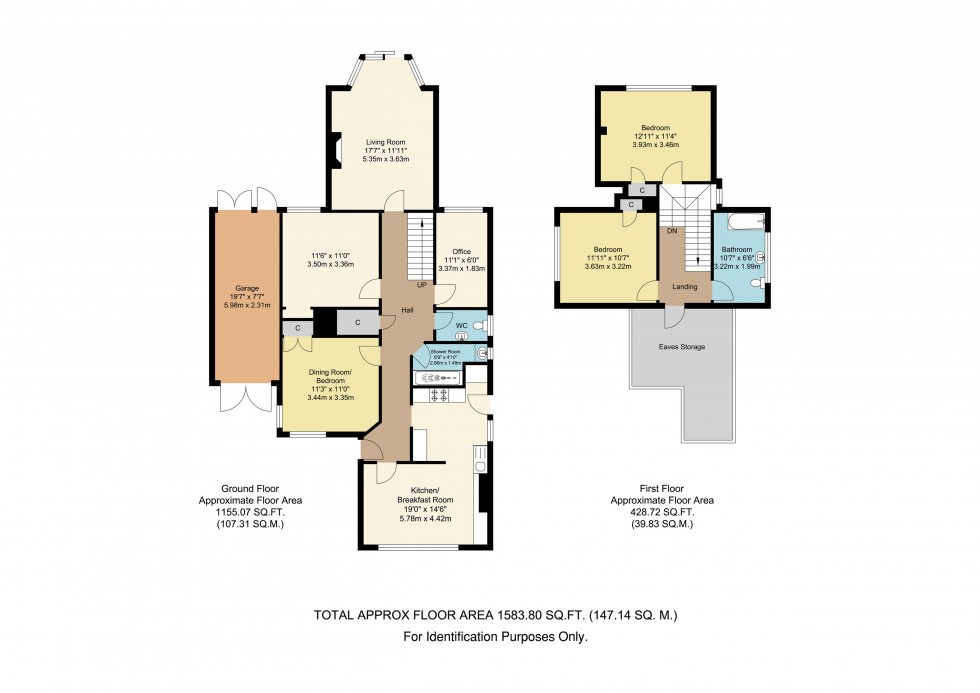 Floorplan for Mill Hill, Edenbridge, Kent