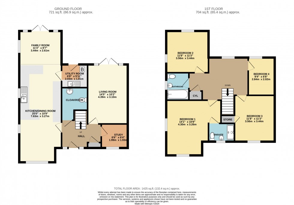 Floorplan for Edenbridge, Kent