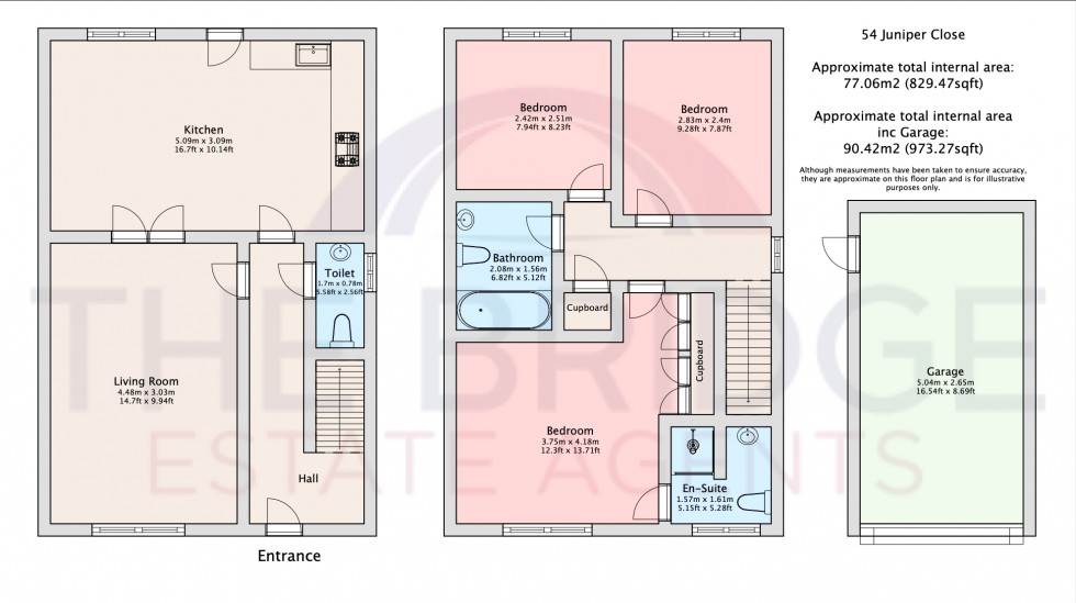 Floorplan for Oxted, Surrey