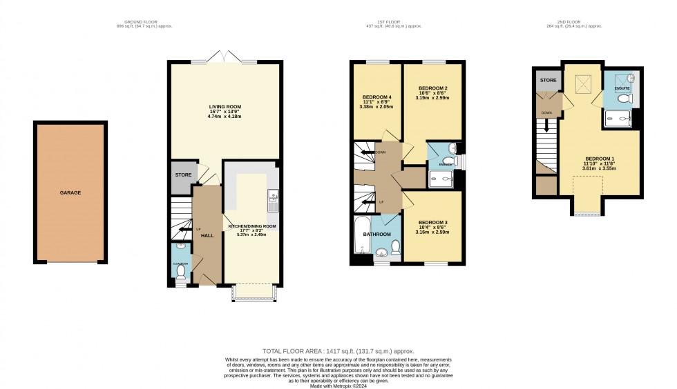 Floorplan for Edenbridge, Kent