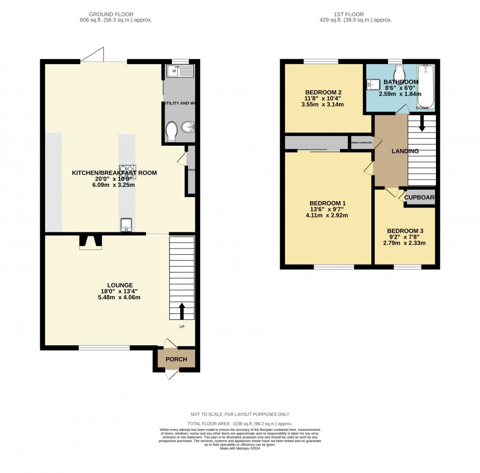 Floorplan for Edenbridge, Kent