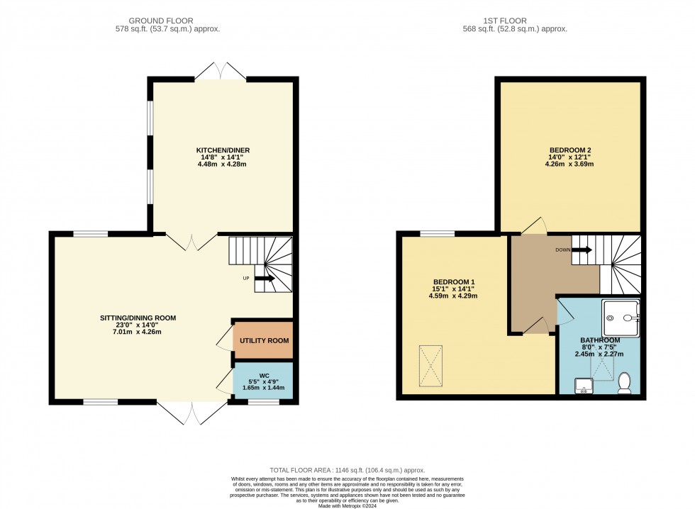 Floorplan for Marsh Green Road, Marsh Green, Edenbridge