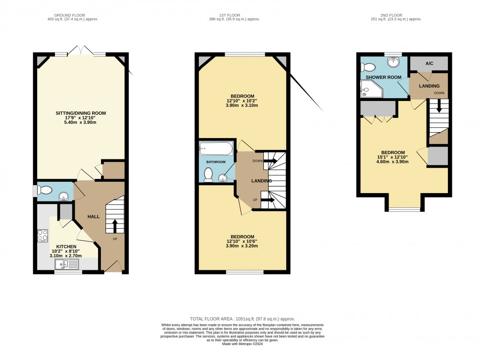 Floorplan for Edenbridge, Kent