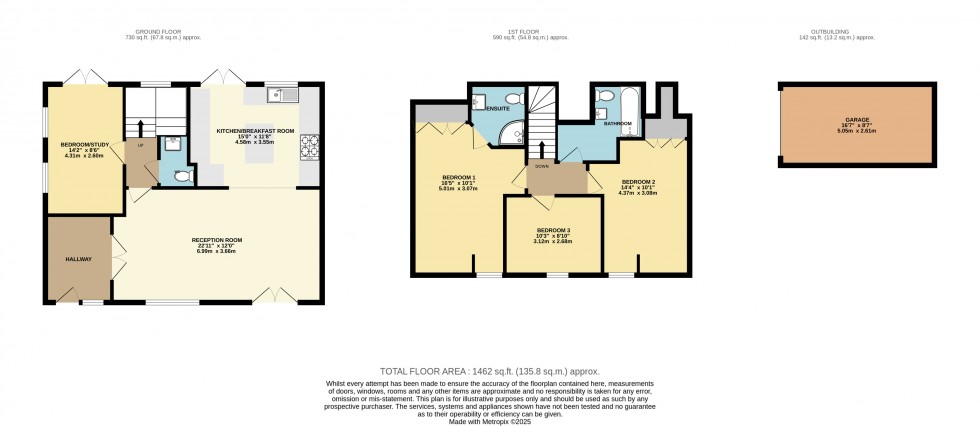 Floorplan for Hosey Common Road, Westerham