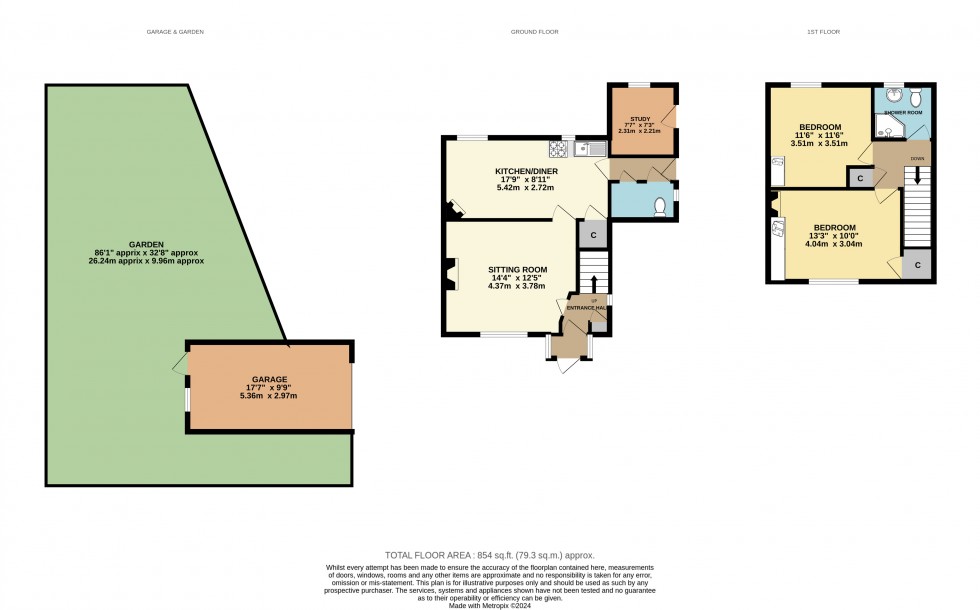 Floorplan for Halstead, Sevenoaks, Kent