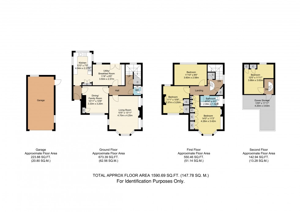 Floorplan for Edenbridge, Kent