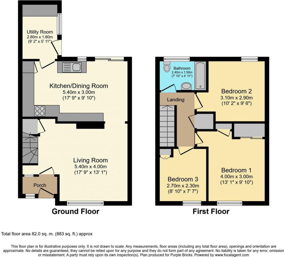 Floorplan for Edenbridge, Kent