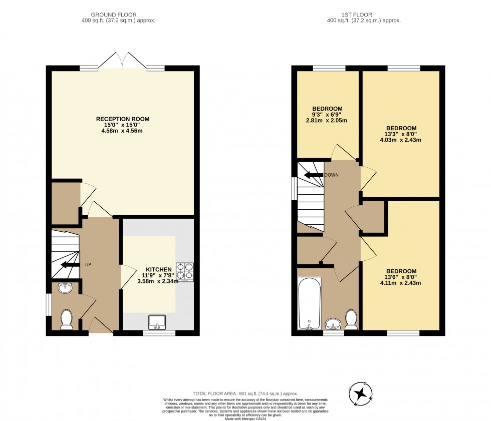 Floorplan for Edenbridge, Kent