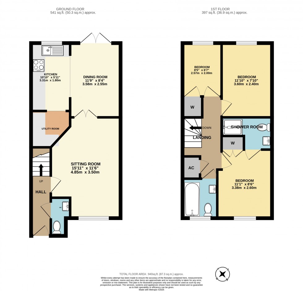 Floorplan for Edenbridge, Kent