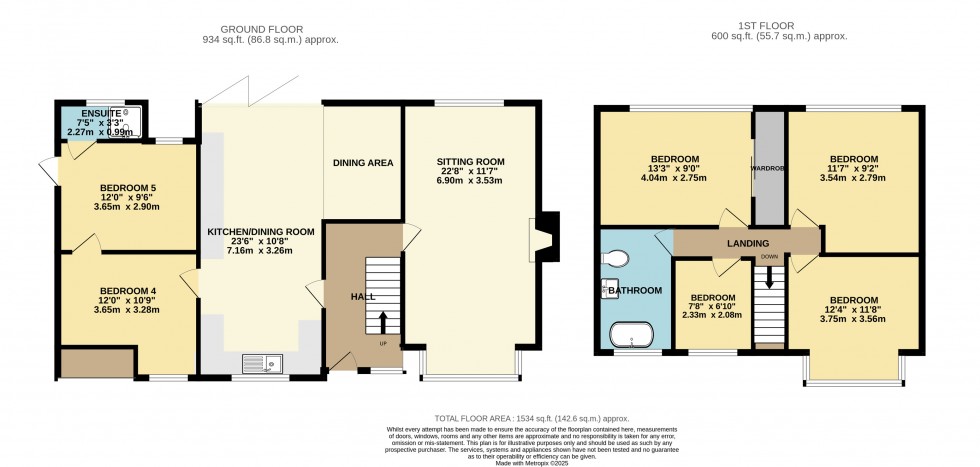 Floorplan for Edenbridge, Kent